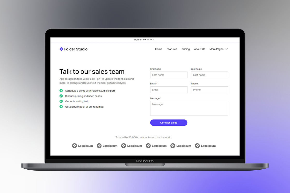 Folder Studio - Wix Studio Template, a Wix Template by TweakDesigns (Photo 4 of 7)