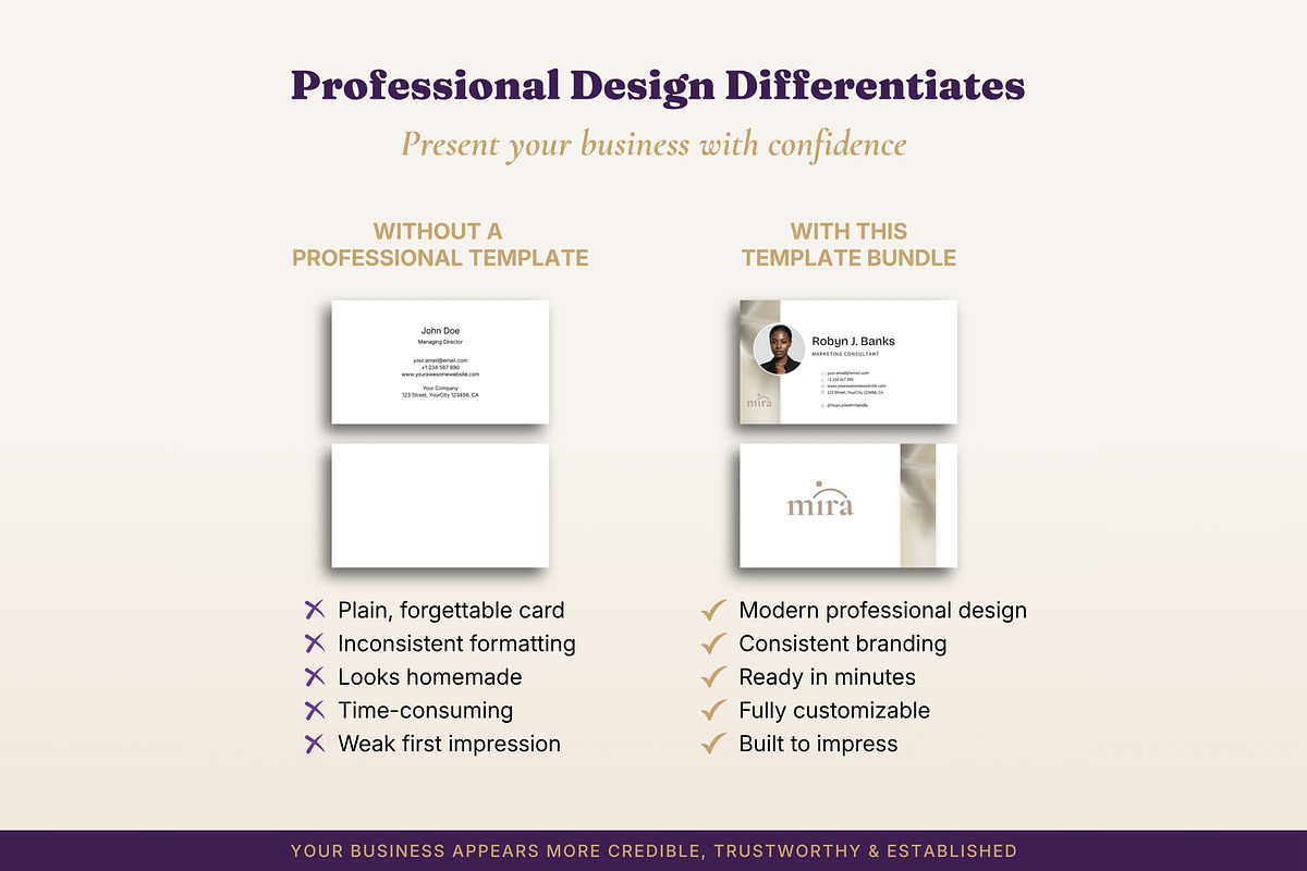 Business Card Templates 6 Designs, a Business Card Template by B2 Studio (Photo 8 of 18)