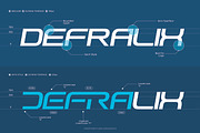 Zutron - Futuristic Display Font, a Font by Flawless And Co (Thumbnail 6 of 10)