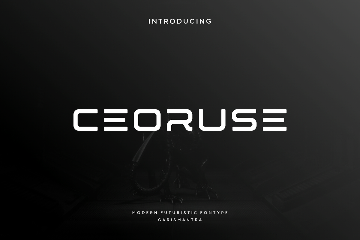 Ceoruse, a Font by garismantra (Photo 1 of 4)