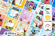 Digital Product Canva Templates, a Social Media Template by Virall (Thumbnail 2 of 10)