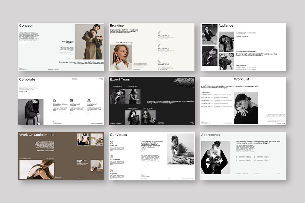 Portfolio Presentation Template, a Presentation Template by Slide_Genius1 (Photo 9 of 10)