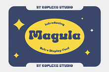 Megula - Retro Display Font