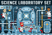 Science Laboratory Set, an Education Illustration by Agor2012 shop (Thumbnail 1 of 6)
