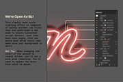 NEON - Editable Graphic Style, a Layer Style Add-On by DKNG Studios (Thumbnail 3 of 3)