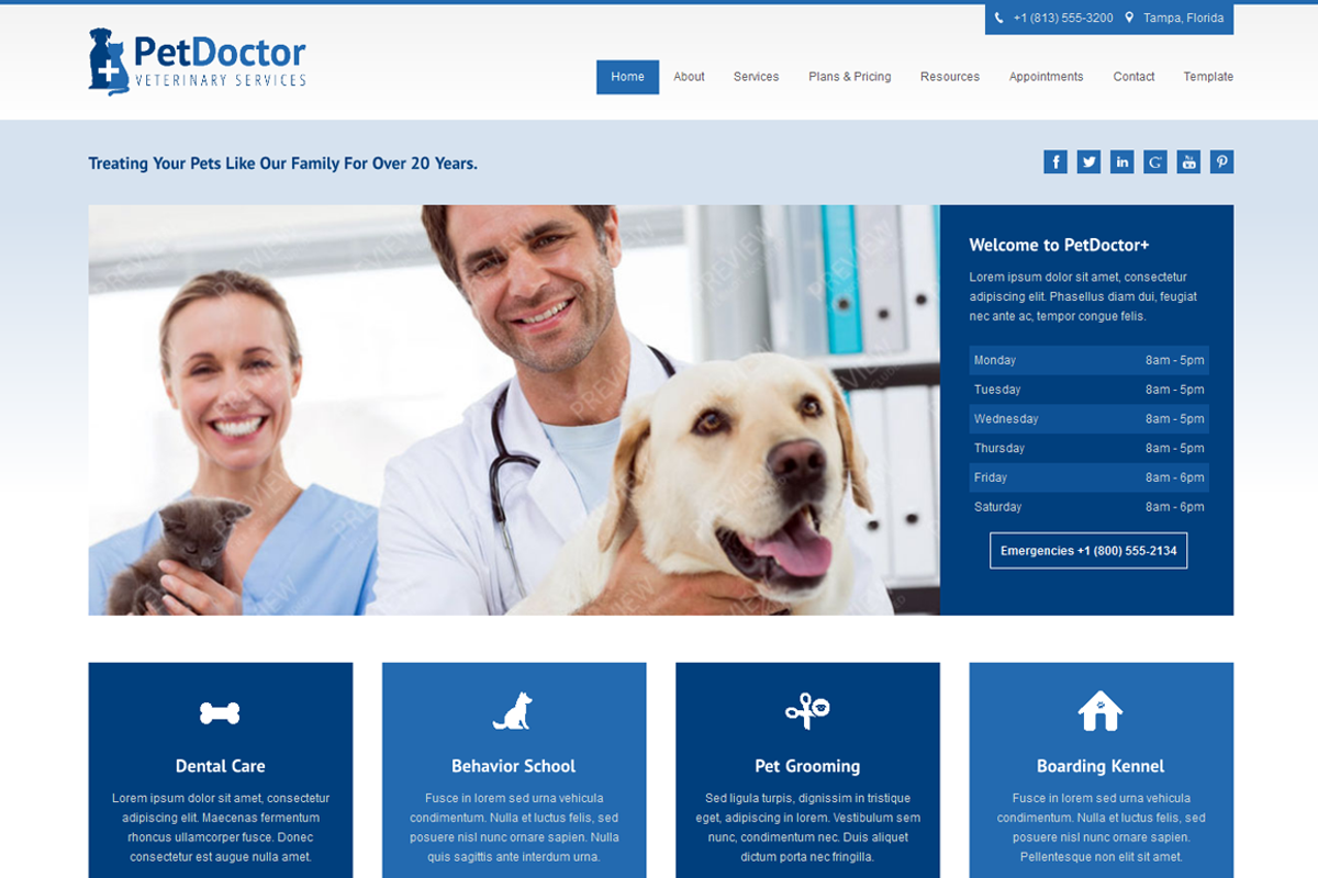 PetDoctor Veterinary Joomla 3 Theme, a Websites & App Template by webunderdog (Photo 3 of 3)