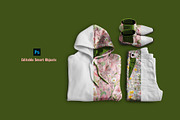 Female Accessories Mockup Set, a Hoody Mockup by Designertale (Thumbnail 2 of 6)