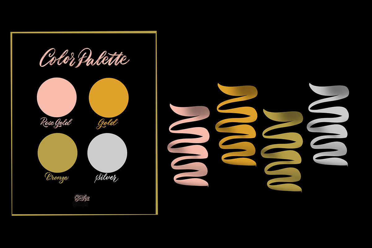 Procreate Goldie Brush Set, a Brush Add-On by Cynlop Ink (Photo 3 of 9)