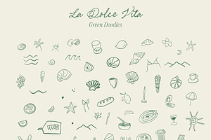 LA DOLCE VITA Doodles & Prints