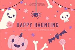 Happy Haunting. Halloween clipart