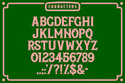 Rose City Antiques Font, a Font by MightySHORT (Thumbnail 3 of 3)