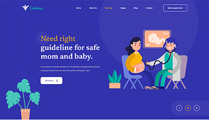 Pregnancy Care Medical HTML Template