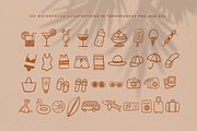 Tropical Summer Illustration Set, a Food Illustration by Rough Edges Supply Co. (Thumbnail 3 of 10)