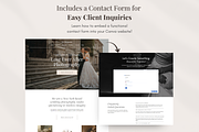 Wedding Photography Canva Portfolio, a Landing Page Template by GlamWebDesigns (Thumbnail 4 of 8)