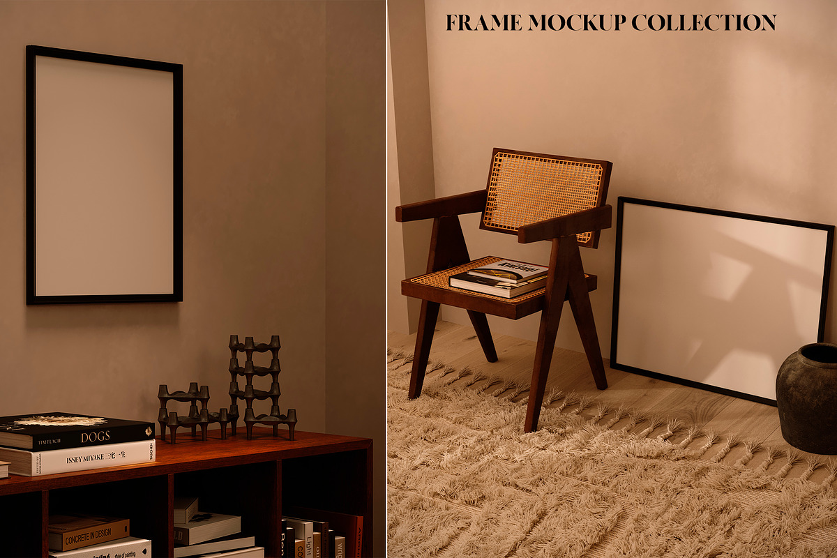 Japandi Frame Mockup Bundle, a Household Mockup by LAMIA DESIGN (Photo 13 of 18)