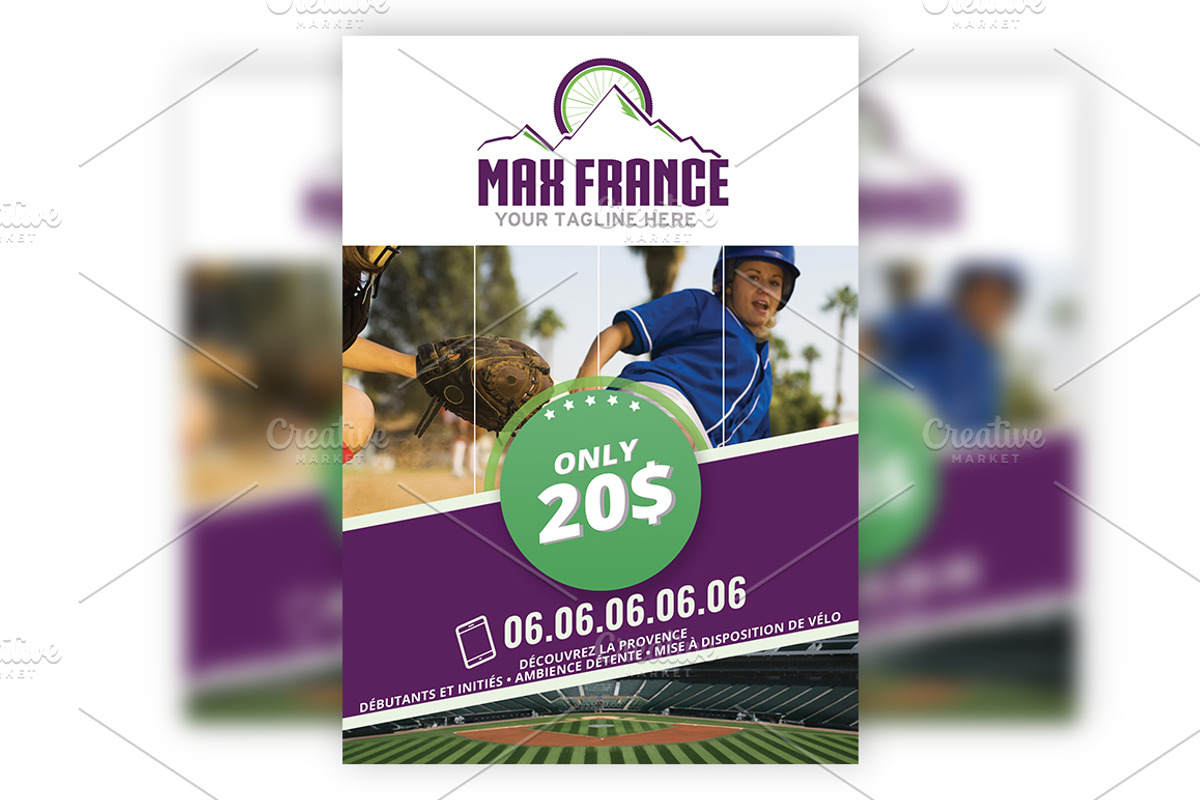 [FLYER] - Baseball Stage (for kids), a Flyer Template by Studio 19 (Photo 2 of 2)
