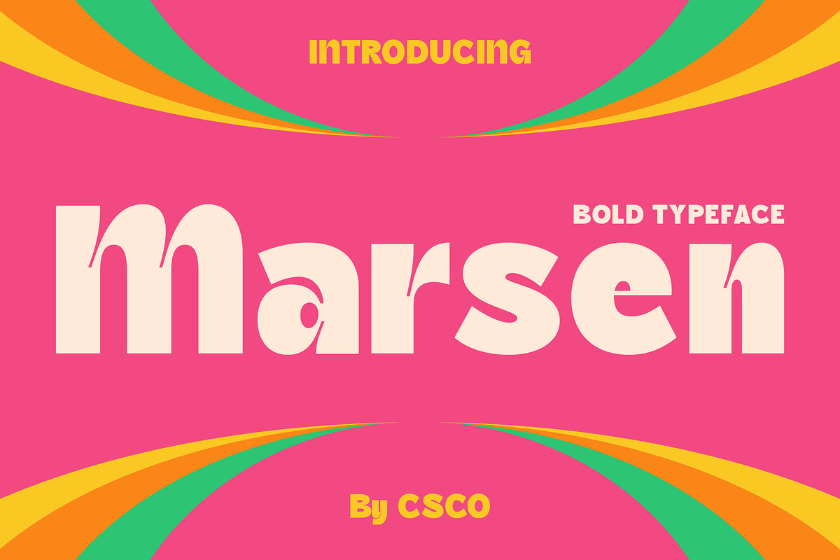 Marsen – Inktrap Font, a Sans Serif Font by Craft Supply Co. (Photo 1 of 8)
