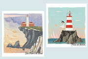 Portuguese city lighthouses., an Object Illustration by Dashnpro (Thumbnail 6 of 6)