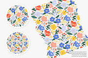 vintage seamless floral pattern set, a Pattern Graphic by Patishop Art (Thumbnail 11 of 14)