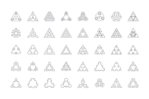 Logo Creator Triangle Shapes Edition