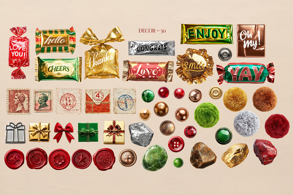 Christmas Collage, an Object Graphic by barsrsind (Photo 6 of 8)