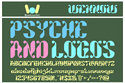 Psyche and Logos font, a Font by weknow (Thumbnail 1 of 8)