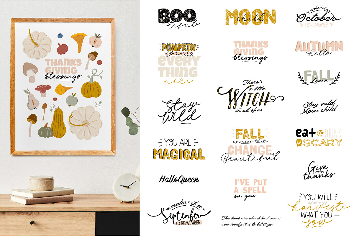 Botany & Halloween mystery BUNDLE, a Decorative Illustration by Ruslana Lubenets (Photo 5 of 47)