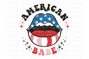Sexy Lips American Babe
