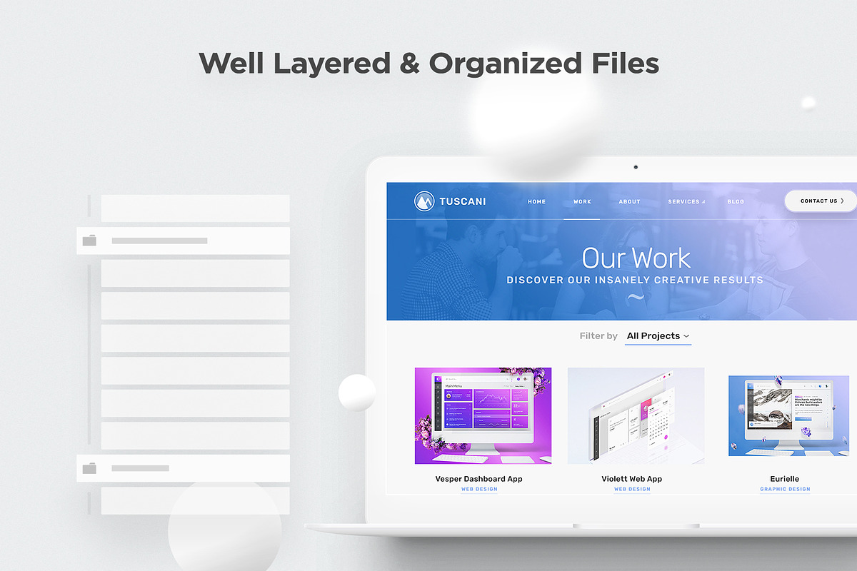 Tuscany - Portfolio Template, a HTML Template by Royalz Store (Photo 7 of 9)