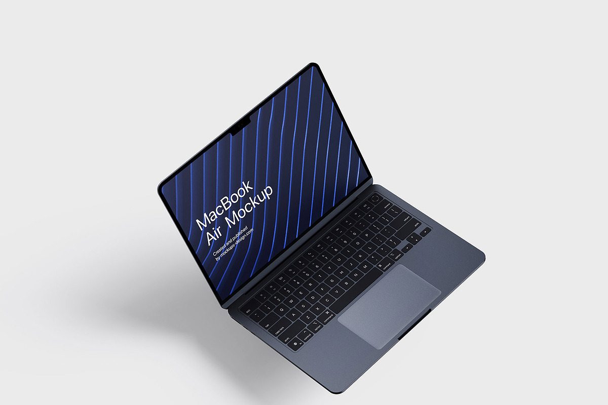 MacBook Air 2022 mockup, a Device Mockup by SPEED APEX (Photo 3 of 5)