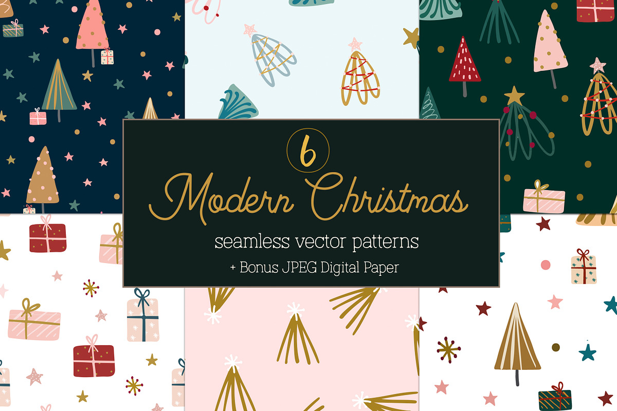 the Big Christmas bundle, a Pattern Graphic by Katie Lisker (Photo 3 of 27)