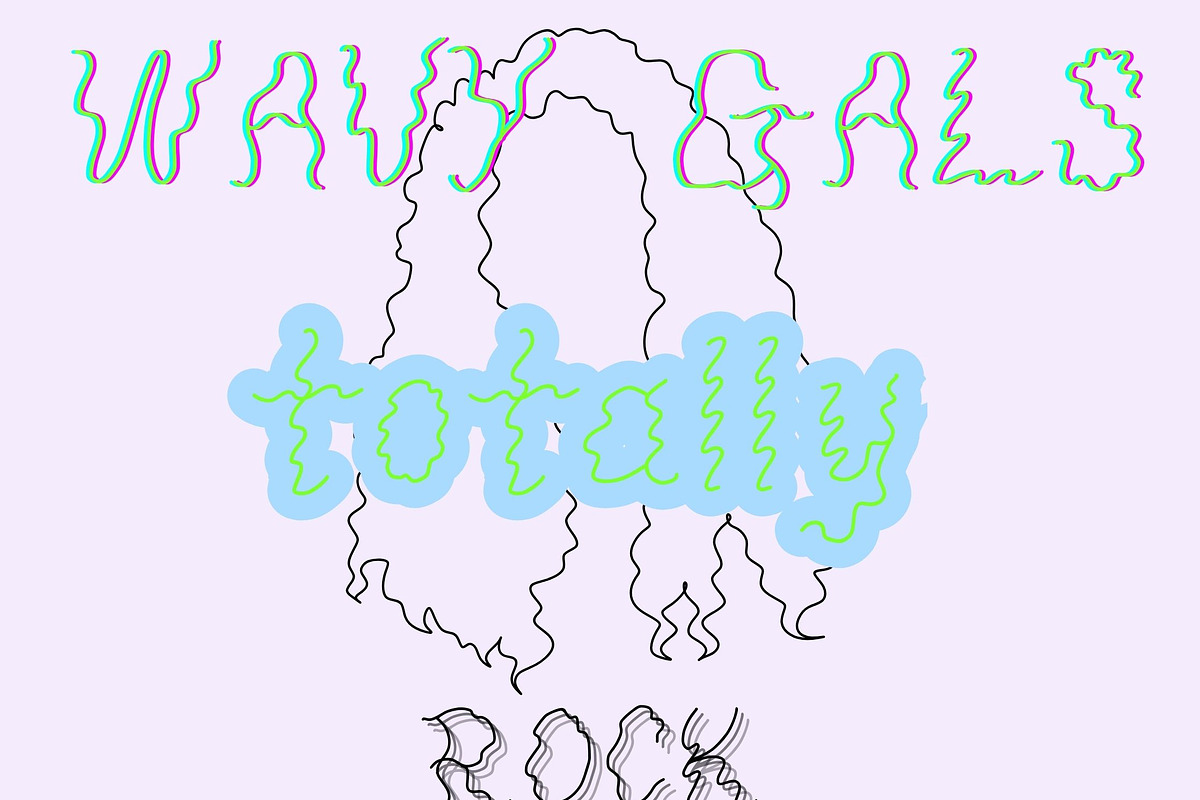 Ride The Wave/Wavy Hand-drawn font, a Handwritten Font by Eryn Rose Design (Photo 4 of 7)