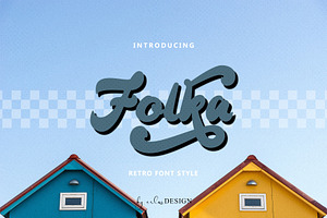 Folka - Bubble Script Font