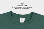 Gildan Crewneck Sweatshirt Mockups, a Shirt Mockup by GraphicHero (Thumbnail 5 of 6)