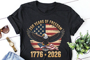 US 250 Years Anniversary USA Png Svg, a Background Graphic by Design Station (Thumbnail 2 of 4)