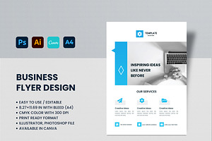 Clean Business Flyer Design Canva