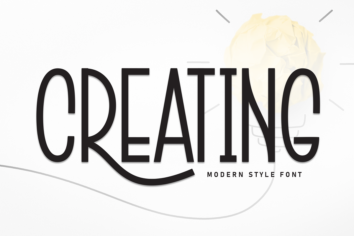 Creating | Script Font, a Script Font by Scratchones (Photo 1 of 9)