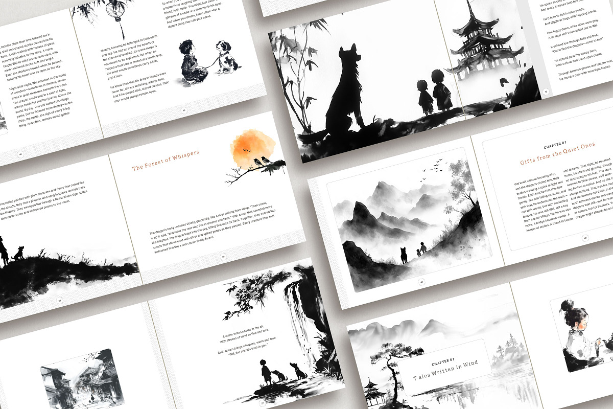 Children's Book Template preview 3