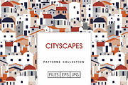 Cityscapes Seamless Patterns, a Pattern Graphic by Part of the Art (Thumbnail 1 of 5)