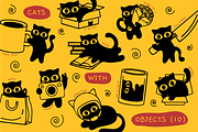 Funny Cat - Illustration Cat, an Animal Illustration by Invisual Studio (Thumbnail 4 of 21)