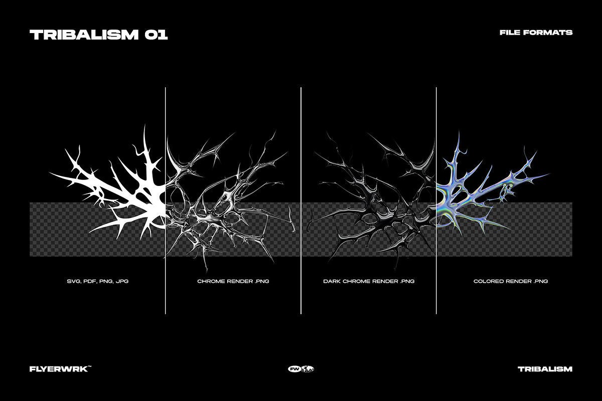 Tribalism - Vector Shapes, an Object Graphic by FLYERWRK (Photo 4 of 13)