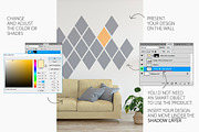 Wall & Frames Mockup - Bundle Vol 4, a Print Template by Yuri-U (Thumbnail 2 of 32)