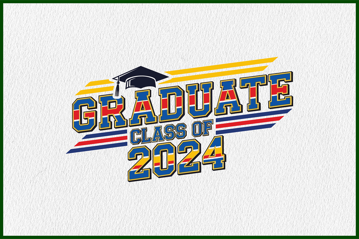 10 Class Of 2024 Graduation SVG, an Education Illustration by Artivon (Photo 3 of 4)