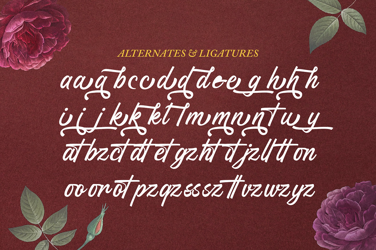 Florella Font, a Script Font by Graphue (Photo 3 of 9)