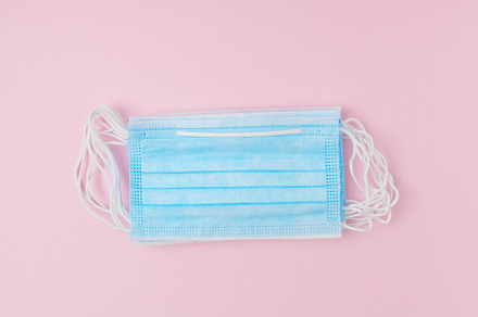 Covid flat lay with medical mask on featuring medical mask, covid, and mask, an Abstract Photo by Alliance Images