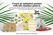 Farm Seamless Pattern + Clipart + Ai, a Pattern Graphic by NDesigns (Thumbnail 2 of 4)