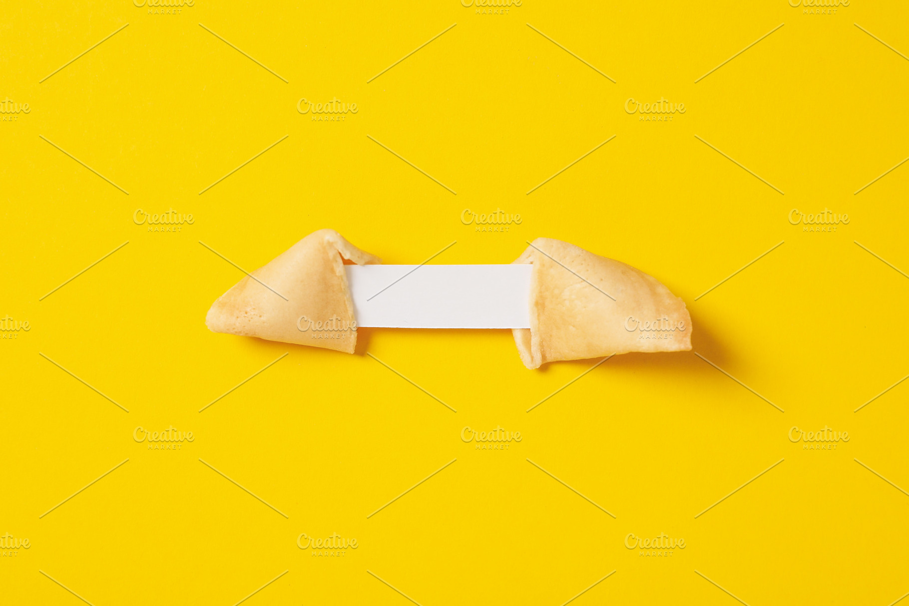 Concept of creative food, Chinese fortune cookies with predictio, a Food & Drink Photo by AtlasStudio PRO