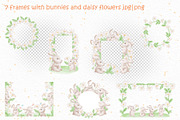 Cute bunny watercolor clipart set, an Illustration by susie-p-art (Thumbnail 9 of 16)