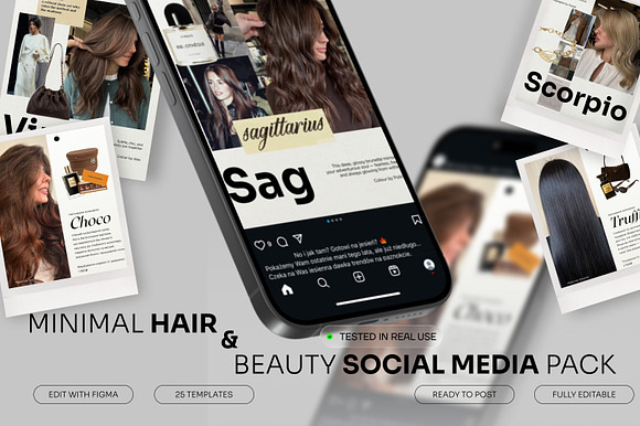 Beauty Instagram Pack - 25 Figma preview 4