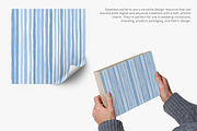 Blue striped seamless pattern jpeg, a Pattern Graphic by Pink Studio Art (Thumbnail 5 of 5)